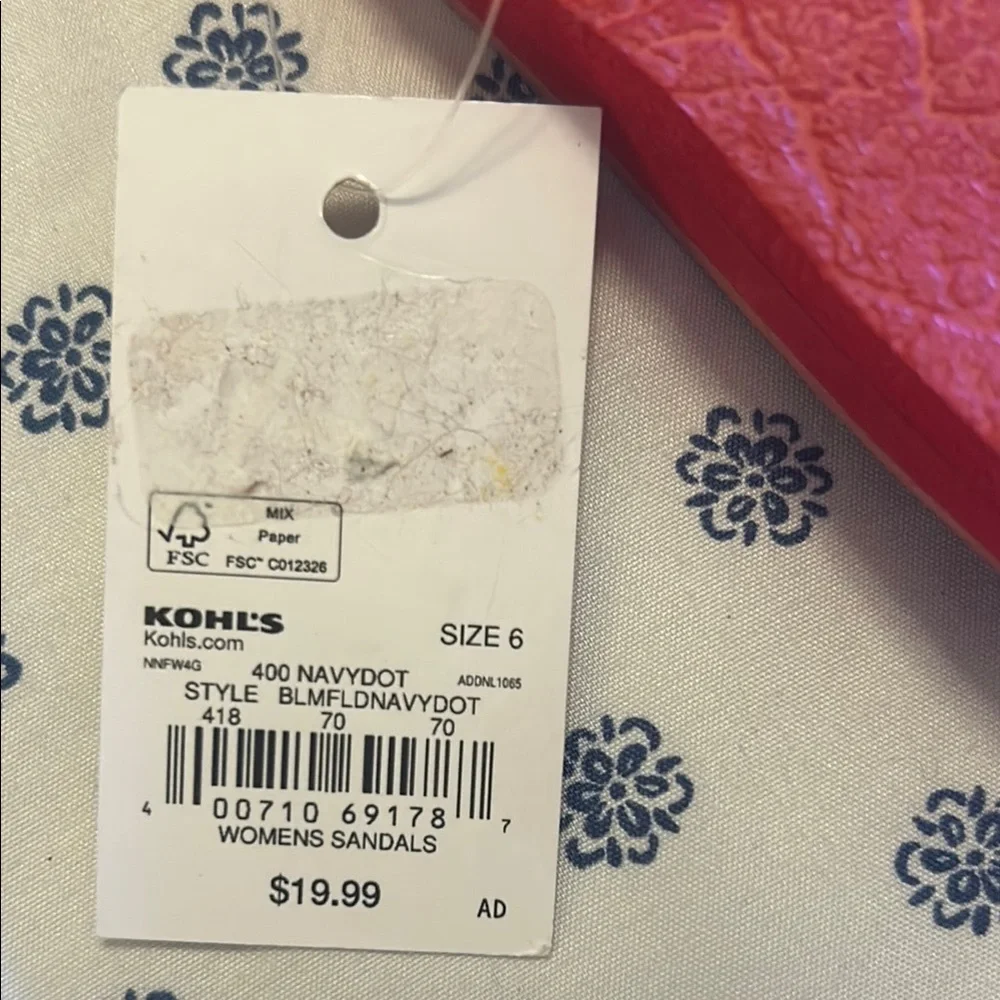 So Comfy Foam Red Flip Flops - Picture 2 of 4